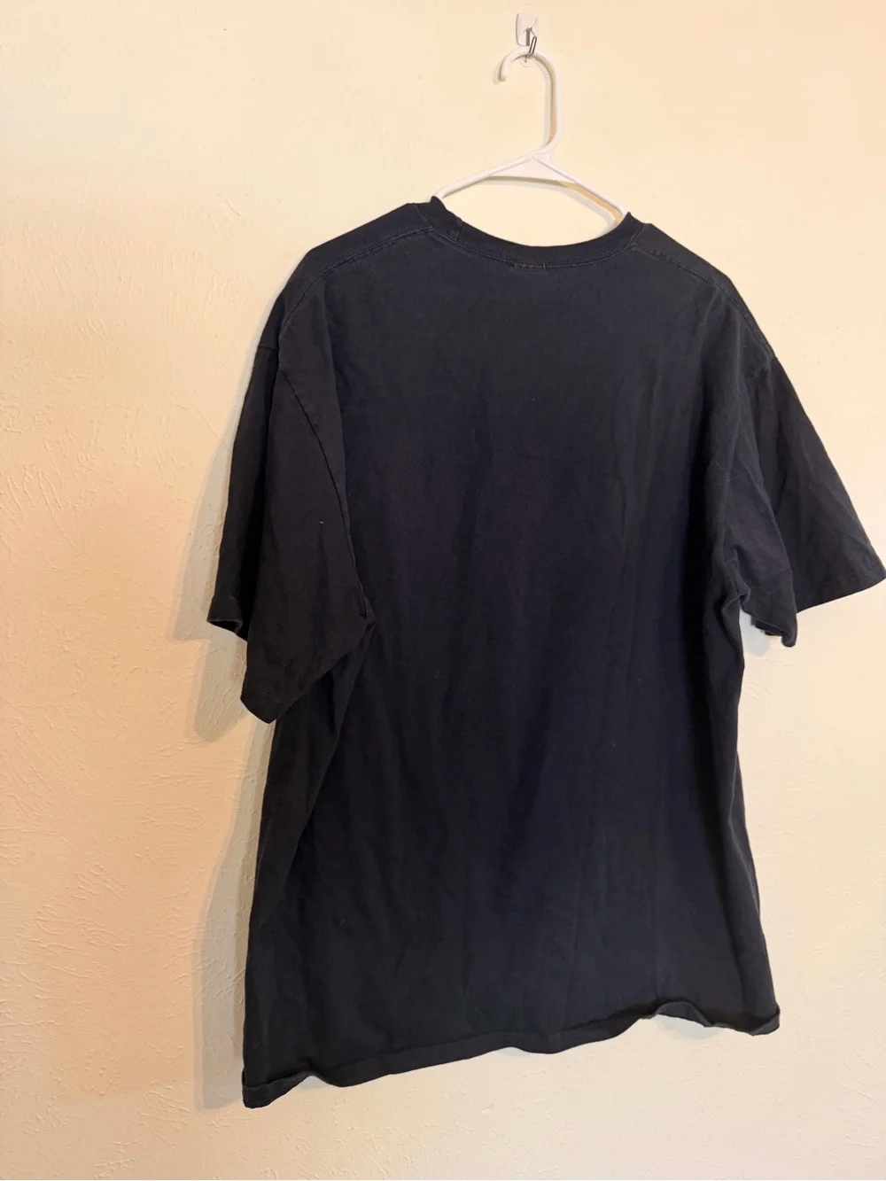 Supreme Black Tee with Red Graphic Cavalry Print